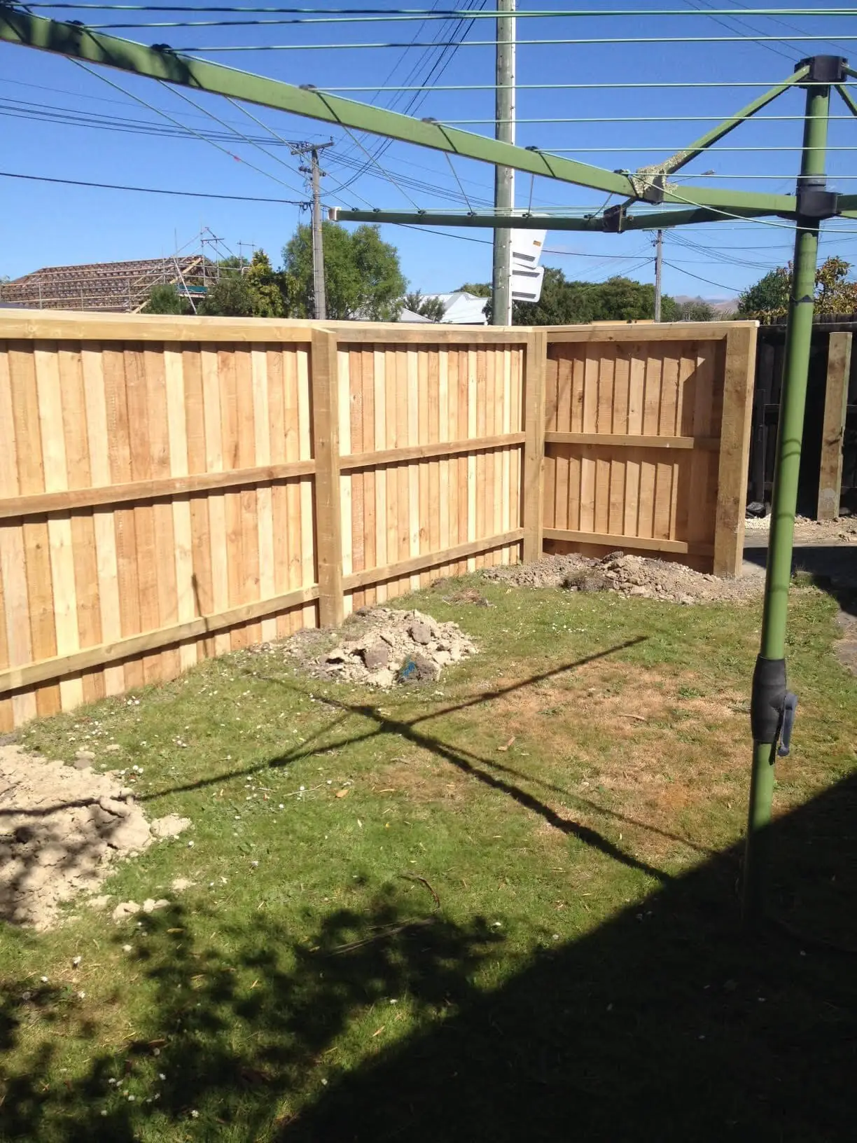 Timber privacy fence built by Classic Timber Fences in Christchurch